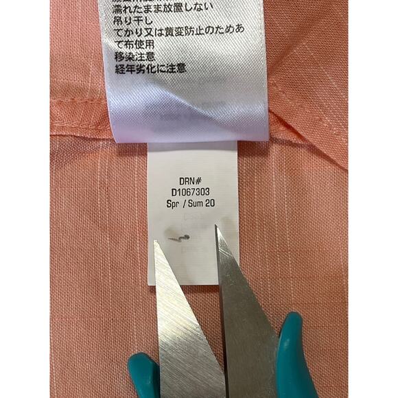 Eddie Bauer Shirt Men 2XL Classic Fit Lightweight Cotton Short Sleeve Button Up - Picture 8 of 8